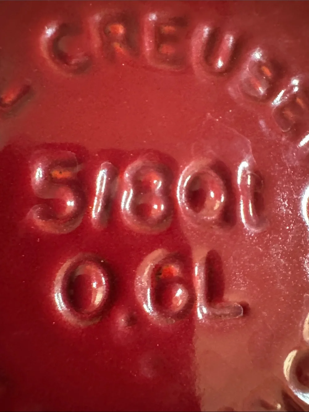 Le Creuset Red Oval 8” Enamel cooking oval baker-server